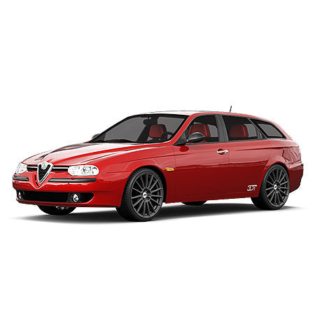 Tappetini auto in gomma Alfa Romeo 156 fabbricazione 2000 - 2005, carrozzeria auto famigliare