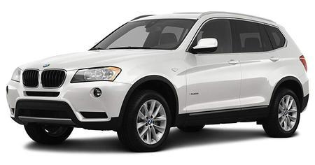 Tappetini auto in gomma BMW X3 F25 fabbricazione 11.2010 - 10.2017, carrozzeria suv