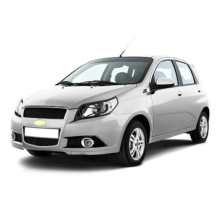 Protezioni per bagagli in acciaio inossidabile Chevrolet Aveo T250 fabbricazione 2006 - 2011, carrozzeria hatchback