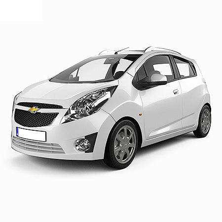 Tappetini auto in gomma Chevrolet Spark M300 fabbricazione 02.2010 - presente, carrozzeria hatchback