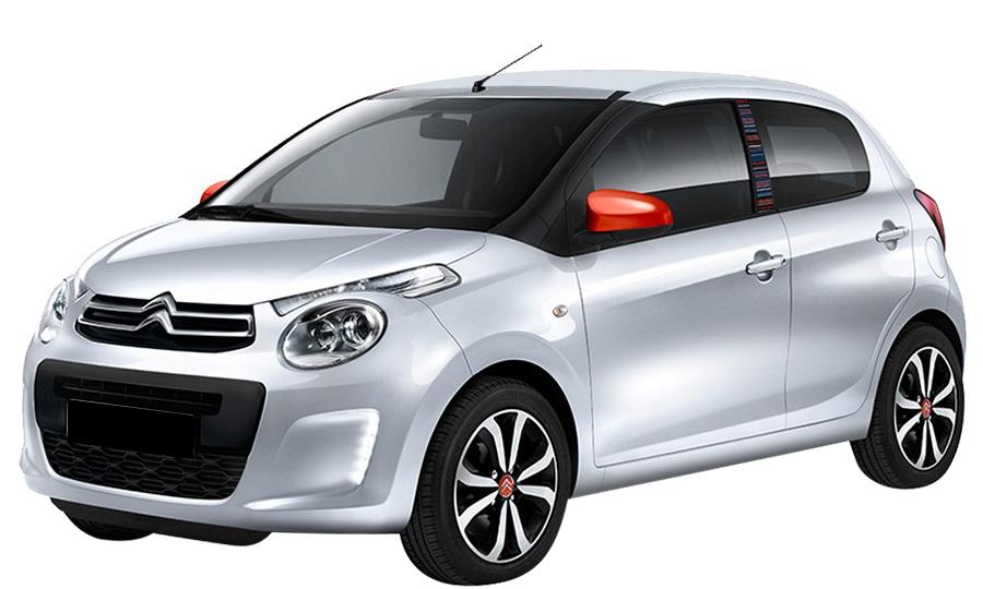 Tappetini auto in moquette Citroen C1 II fabbricazione 07.2014 - presente, carrozzeria hatchback