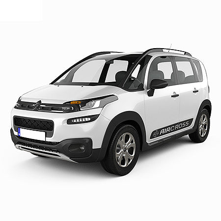 Tappetini auto in gomma Citroen C3 Aircross fabbricazione 11.2017 - 05.2024, carrozzeria hatchback