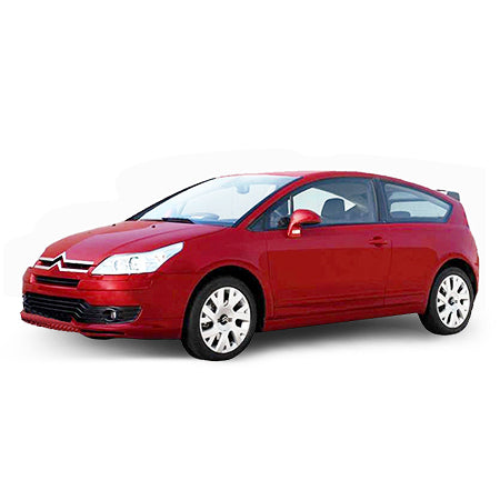 Tappetini auto in gomma Citroen C4 I fabbricazione 2004 - 2010, carrozzeria coupé