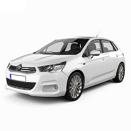 Protezione soglia porta in acciaio inossidabile Citroen C4 II fabbricazione 10.2010 - 03.2018, carrozzeria hatchback