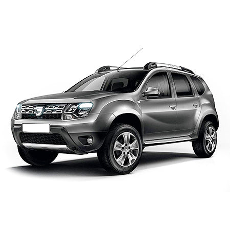 Protezione del poggiapiedi per la gamba sinistra in acciaio inossidabile Dacia Duster I Facelift fabbricazione 2014 - 12.2017, carrozzeria suv