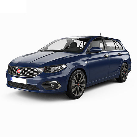 Protezioni per bagagli in acciaio inossidabile Fiat Tipo fabbricazione 02.2017 - presente, carrozzeria auto famigliare