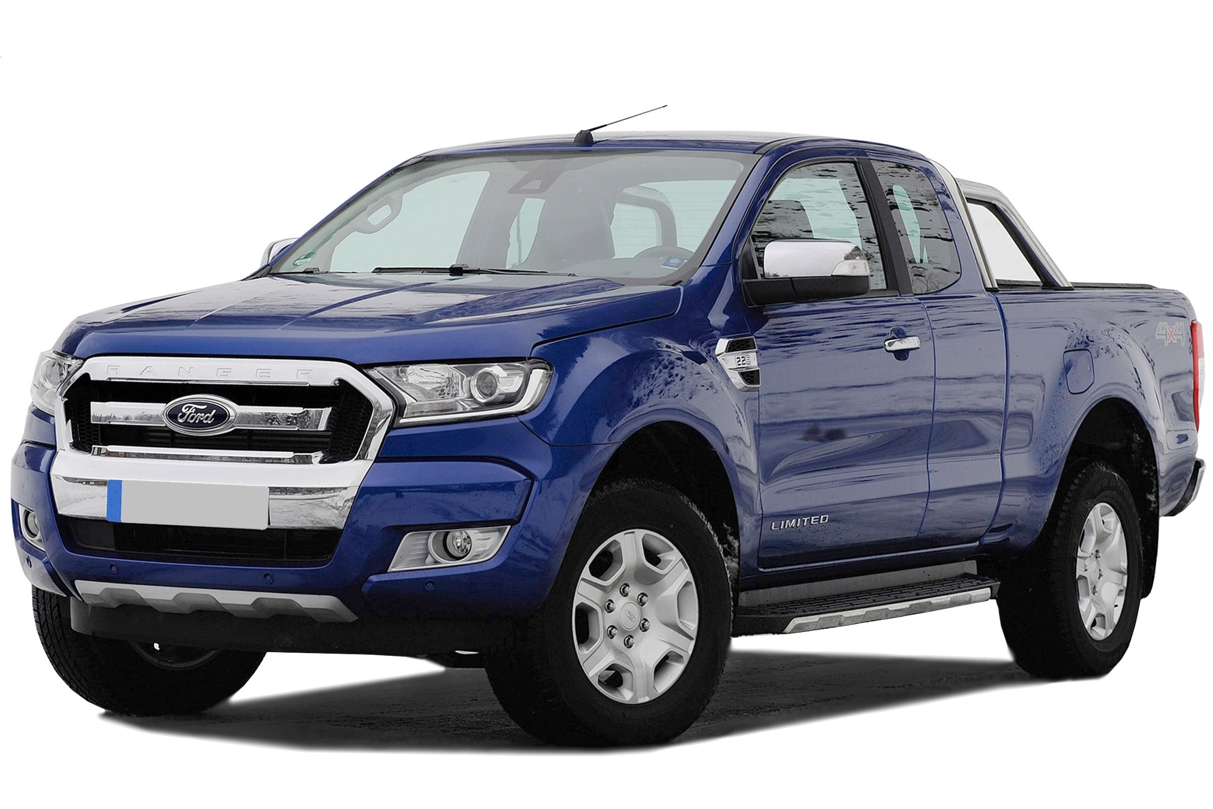 Tappetini auto in gomma Ford Ranger fabbricazione 12.2015 - 2022, carrozzeria pick-up