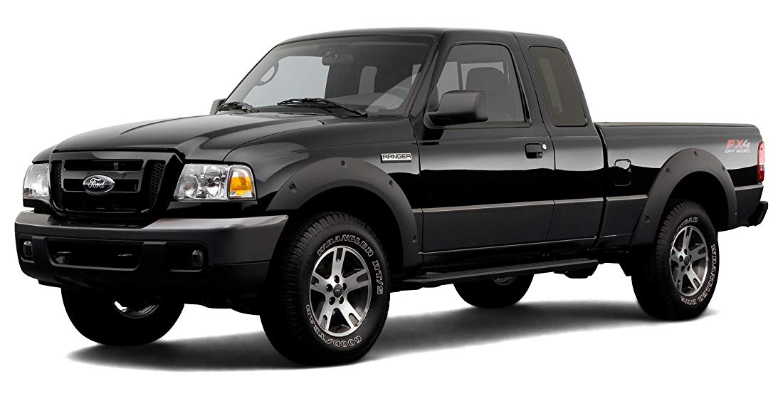 Protezione soglia porta in acciaio inossidabile Ford Ranger fabbricazione 2007 - 2011, carrozzeria pick-up