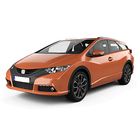 Protezioni per bagagli in acciaio inossidabile Honda Civic IX fabbricazione 02.2014 - 12.2017, carrozzeria auto famigliare