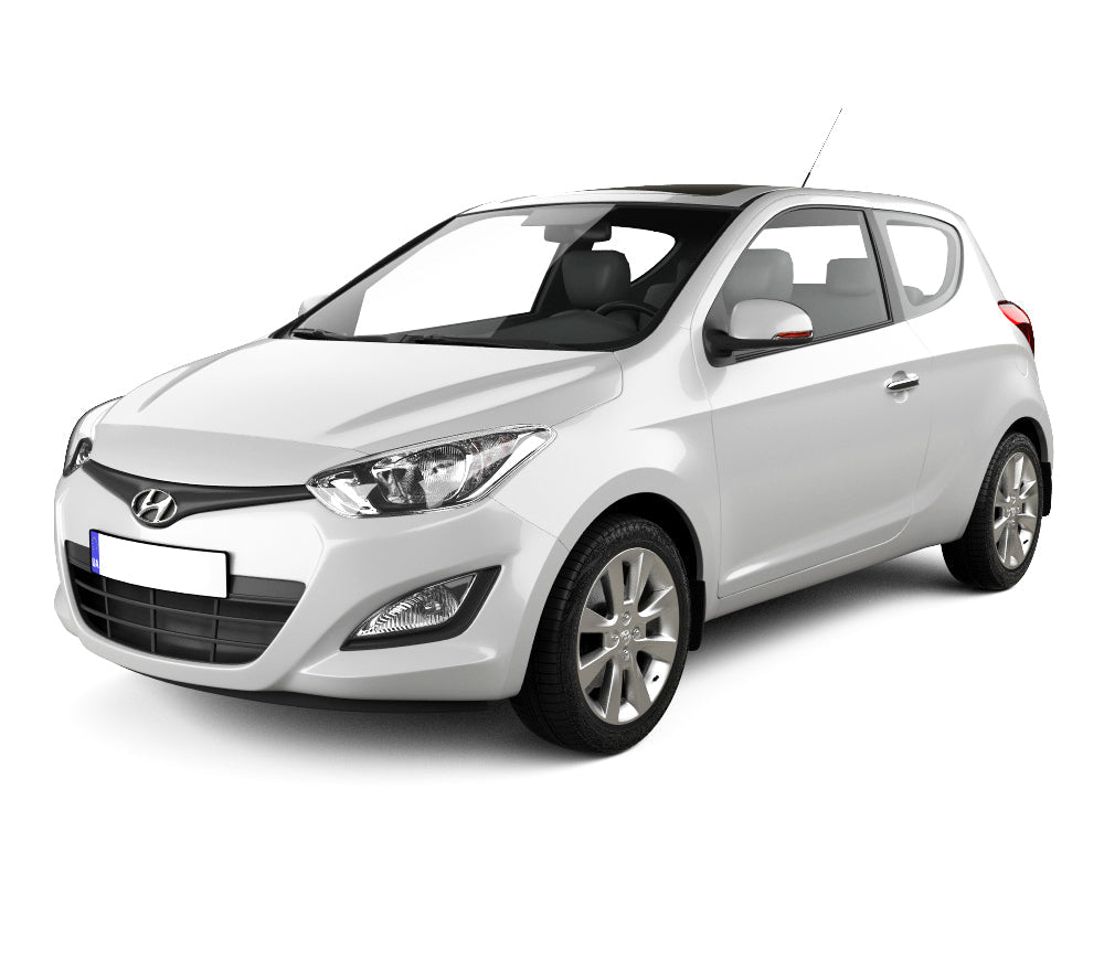 Protezioni per bagagli in acciaio inossidabile Hyundai i20 I fabbricazione 01.2009 - 11.2014, carrozzeria hatchback