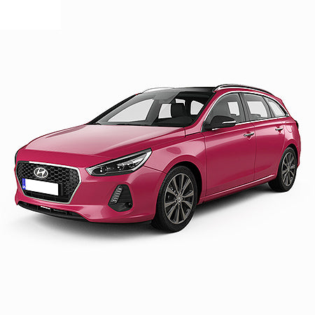 Tappetini auto in moquette Hyundai I30 III fabbricazione 02.2017 - presente, carrozzeria auto famigliare