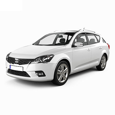 Protezione soglia porta in acciaio inossidabile Kia Ceed II fabbricazione 05.2012 - 05.2018, carrozzeria auto famigliare