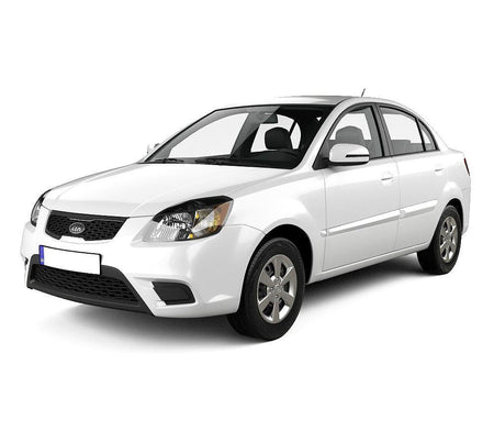 Tappetini auto in gomma Kia Rio II fabbricazione 2005 - 2011, carrozzeria hatchback