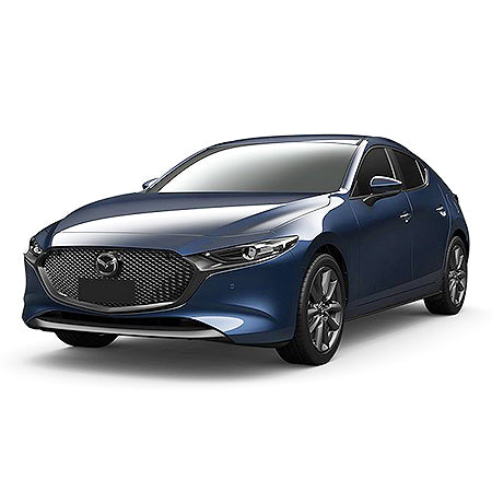 Tappetini auto in moquette Mazda 3 IV fabbricazione 03.2019 - presente, carrozzeria hatchback