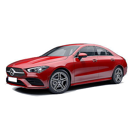 Tappetini auto in gomma Mercedes CLA I fabbricazione 03.2013 - 03.2019, carrozzeria coupé