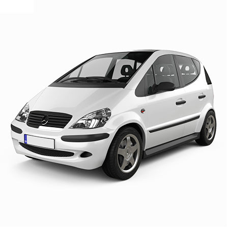 Tappetini auto in gomma Mercedes Classe A W168 fabbricazione 1998 - 08.2004, carrozzeria hatchback