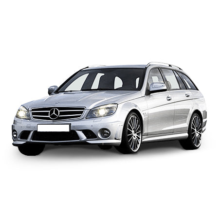 Tappetini auto in gomma Mercedes Classe C W204 fabbricazione 12.2007 - 09.2014, carrozzeria auto famigliare