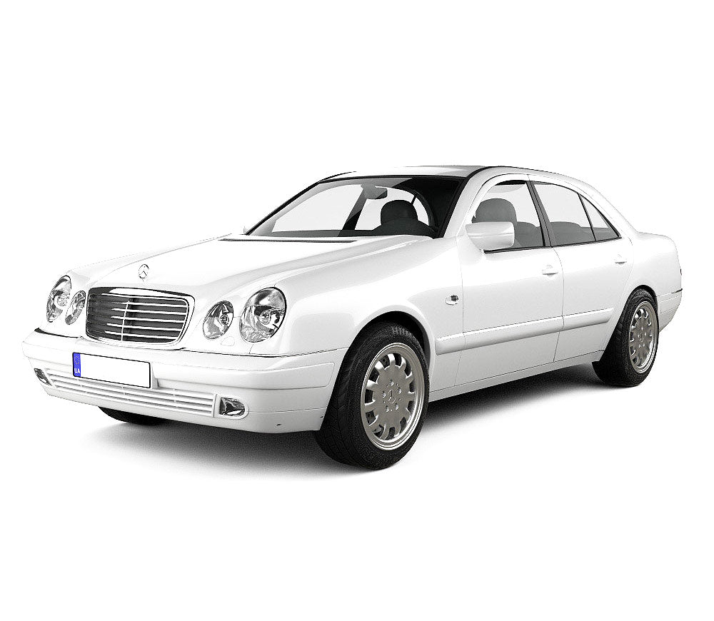 Tappetini auto in gomma Mercedes Classe E W210 fabbricazione 1995 - 2001, carrozzeria berlina