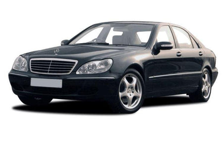 Tappetini auto in gomma Mercedes Classe S W220 fabbricazione 1998 - 06.2005, carrozzeria berlina