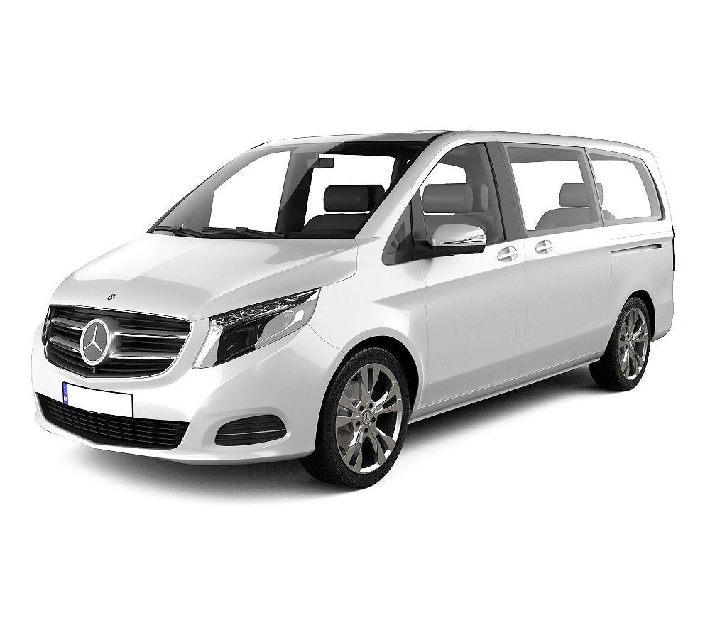 Protezioni per bagagli in acciaio inossidabile Mercedes Classe V W447 fabbricazione 06.2014 - presente, carrozzeria van