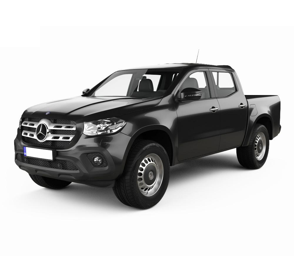 Tappetini auto in gomma Mercedes Classe X Clasa X fabbricazione 01.2016 - presente, carrozzeria pick-up