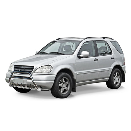 Protezioni per bagagli in acciaio inossidabile Mercedes ML W163 fabbricazione 2001 - 07.2005, carrozzeria suv