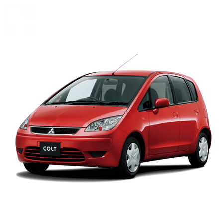 Tappetini auto in gomma Mitsubishi Colt ZM fabbricazione 11.2008 - 2013, carrozzeria hatchback