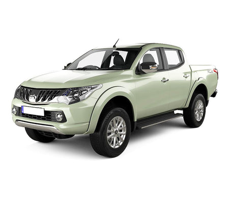 Tappetini auto in gomma Mitsubishi L200 fabbricazione 06.2015 - presente, carrozzeria pick-up