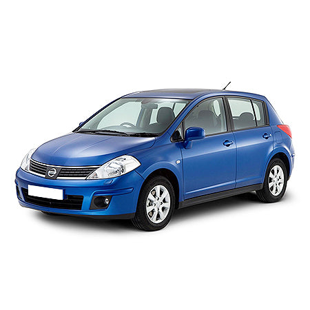 Tappetini auto in gomma Nissan Tiida fabbricazione 2007 - 12.2011, carrozzeria hatchback