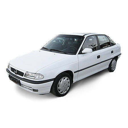 Tappetini auto in gomma Opel Astra F (Clasic I) fabbricazione 1992 - 1998, carrozzeria berlina