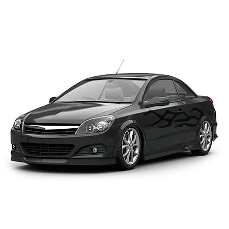 Tappetini auto in gomma Opel Astra H fabbricazione 2004 - 12.2014, carrozzeria coupé