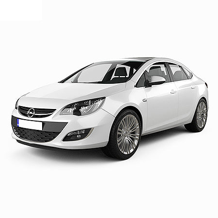 Protezioni per bagagli in acciaio inossidabile Opel Astra J fabbricazione 09.2012 - 08.2018, carrozzeria berlina