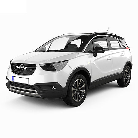 Protezioni per bagagli in acciaio inossidabile Opel Crossland X fabbricazione 06.2017 - presente, carrozzeria suv