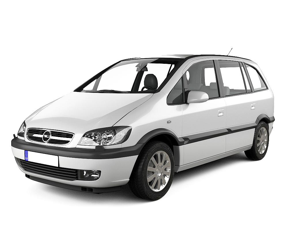 Tappetini auto in gomma Opel Zafira A fabbricazione 1999 - 04.2005, carrozzeria van