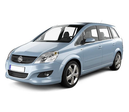 Protezioni per bagagli in acciaio inossidabile Opel Zafira B fabbricazione 05.2005 - 2014, carrozzeria van