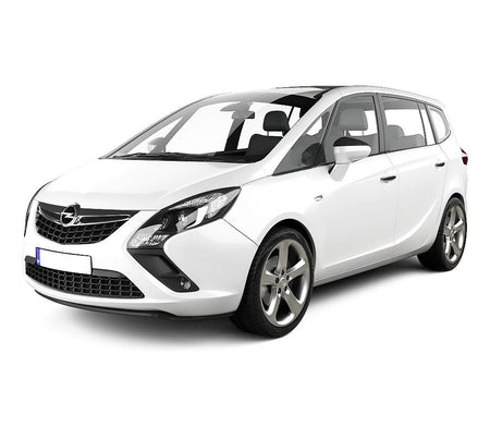 Protezioni per bagagli in acciaio inossidabile Opel Zafira C fabbricazione 01.2012 - 07.2019, carrozzeria van