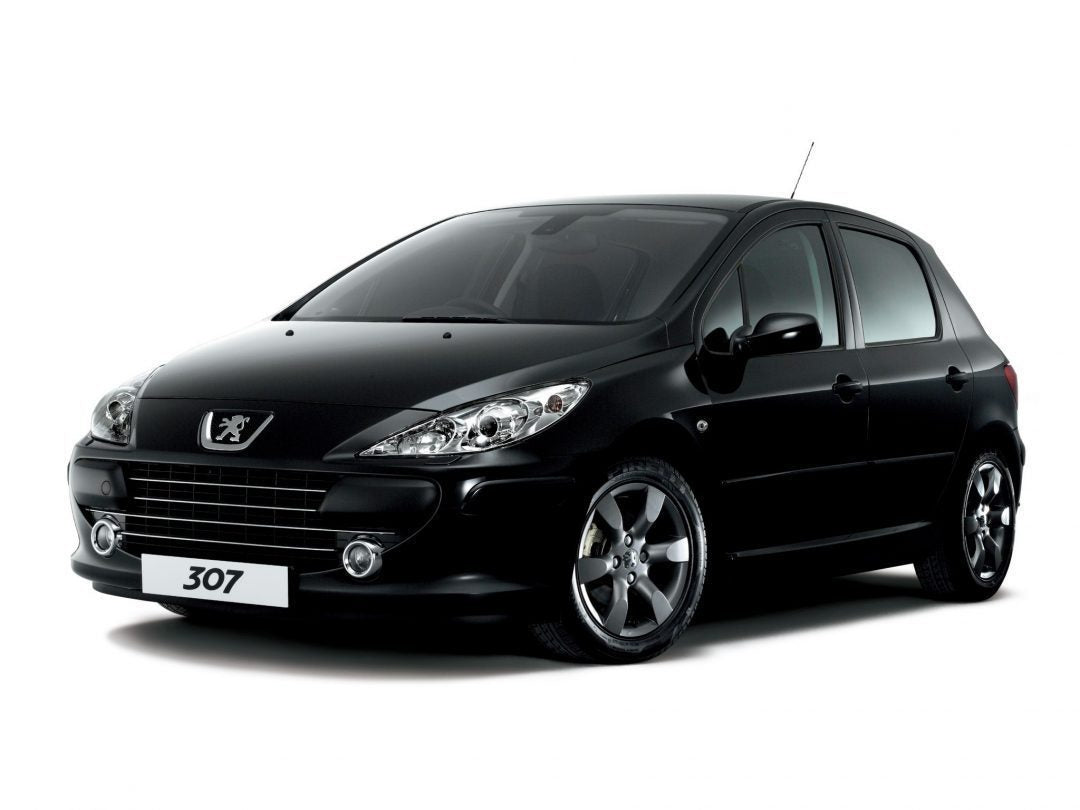 Tappetini auto in moquette Peugeot 307 fabbricazione 03.2001 - 04.2007, carrozzeria hatchback