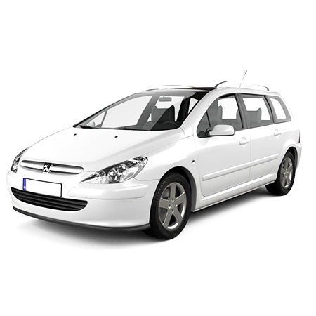 Tappetini auto in moquette Peugeot 307 fabbricazione 2001 - 2008, carrozzeria auto famigliare