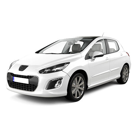 Tappetini auto in moquette Peugeot 308 I fabbricazione 05.2007 - 07.2013, carrozzeria hatchback