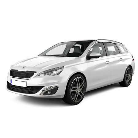 Tappetini auto in moquette Peugeot 308 II fabbricazione 06.2014 - presente, carrozzeria auto famigliare