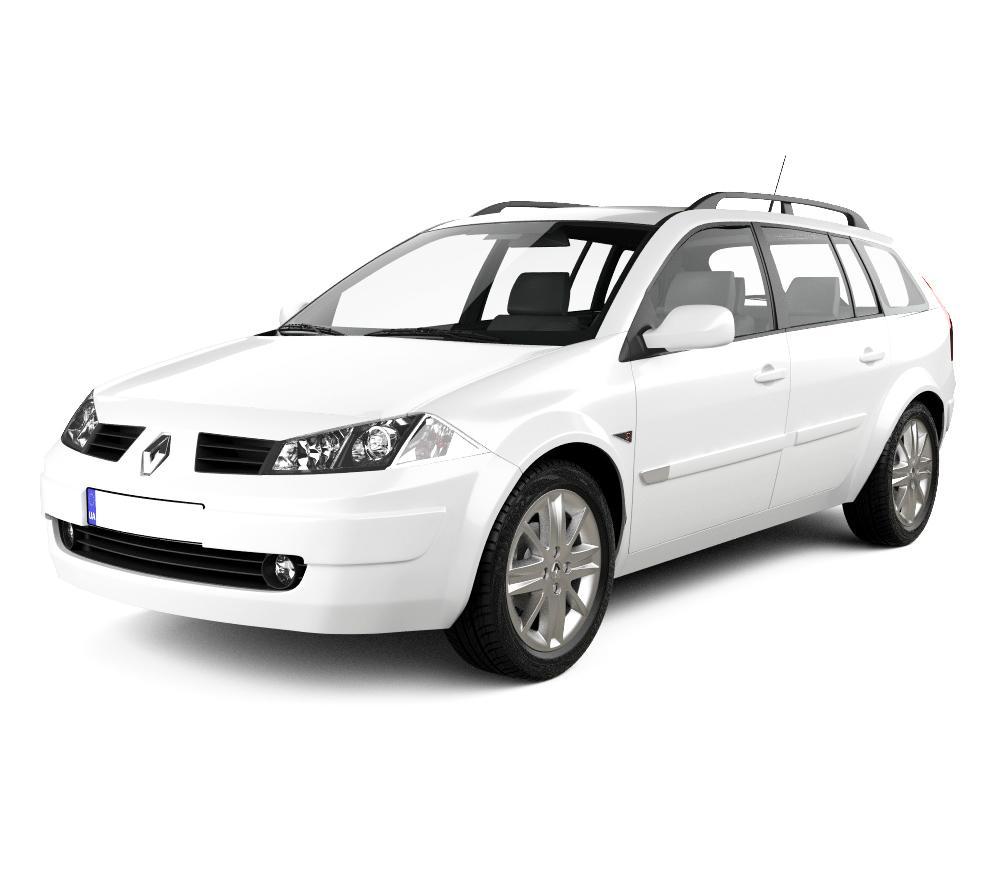 Tappetini auto a vaschetta Renault Megane II fabbricazione 08.2003 - 05.2009, carrozzeria auto famigliare