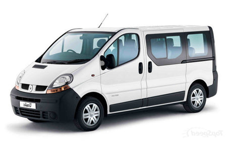 Tappetini auto a vaschetta Renault Trafic II fabbricazione 09.2001 - 08.2014, carrozzeria van