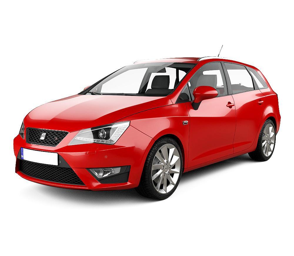 Protezioni per bagagli in acciaio inossidabile Seat Ibiza IV fabbricazione 05.2008 - 05.2017, carrozzeria hatchback