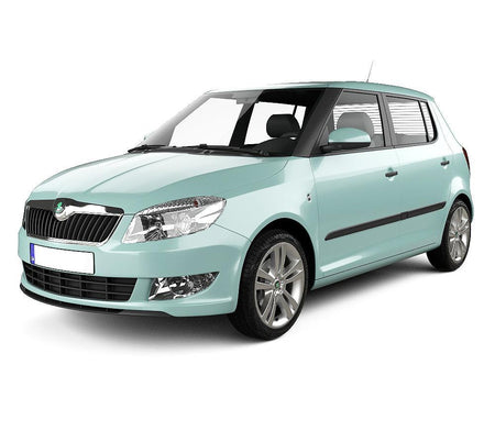 Protezione soglia porta in acciaio inossidabile Skoda Fabia II fabbricazione 03.2007 - 10.2014, carrozzeria hatchback