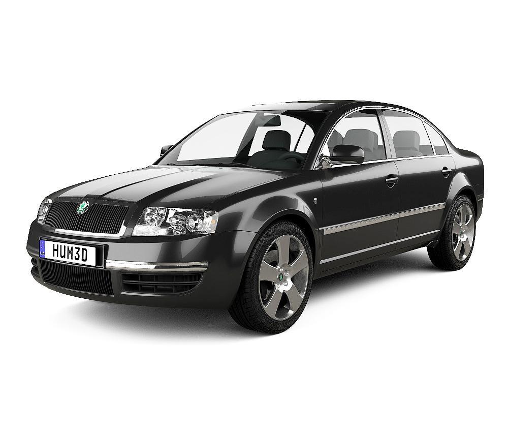 Protezione soglia porta in acciaio inossidabile Skoda Superb I fabbricazione 03.2002 - 06.2008, carrozzeria berlina