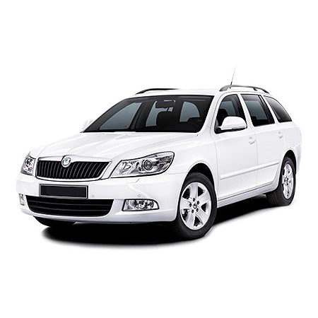 Protezioni per bagagli in acciaio inossidabile Skoda Superb II fabbricazione 11.2009 - 08.2015, carrozzeria auto famigliare