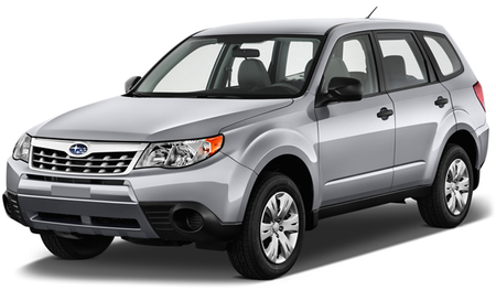 Tappetini auto in gomma Subaru Forester III fabbricazione 03.2008 - 01.2013, carrozzeria suv