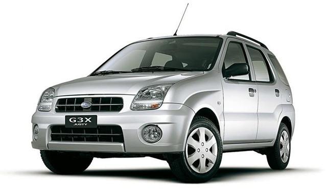 Vasche baule Subaru Justy II fabbricazione 2003 - 2007, carrozzeria hatchback