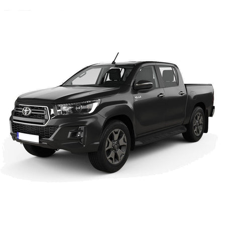 Tappetini auto in gomma Toyota Hilux fabbricazione 09.2016 - presente, carrozzeria pick-up