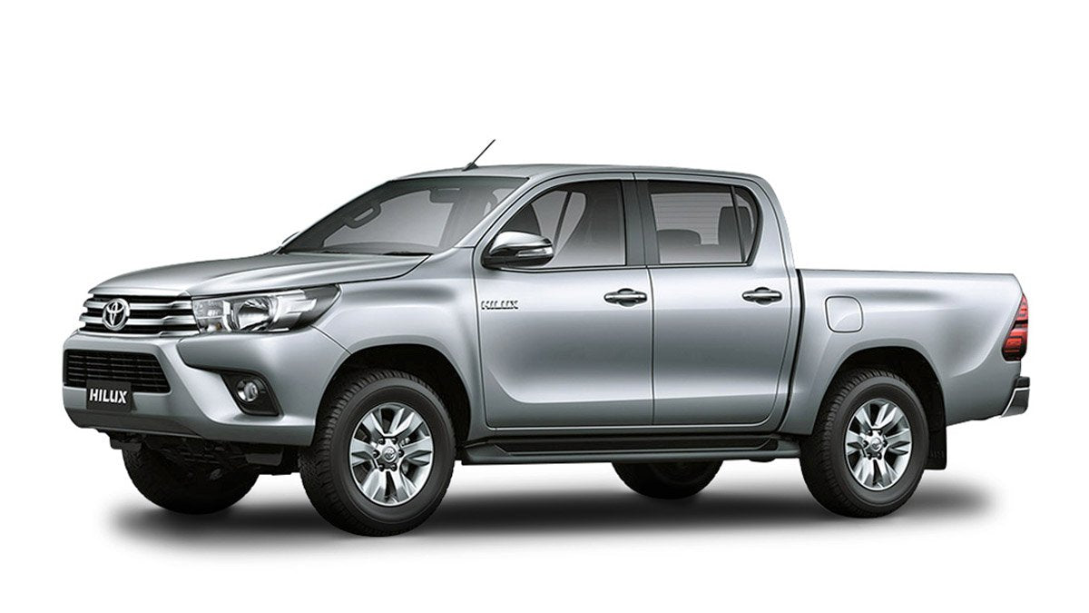 Tappetini auto a vaschetta Toyota Hilux fabbricazione 2006 - 08.2016, carrozzeria pick-up